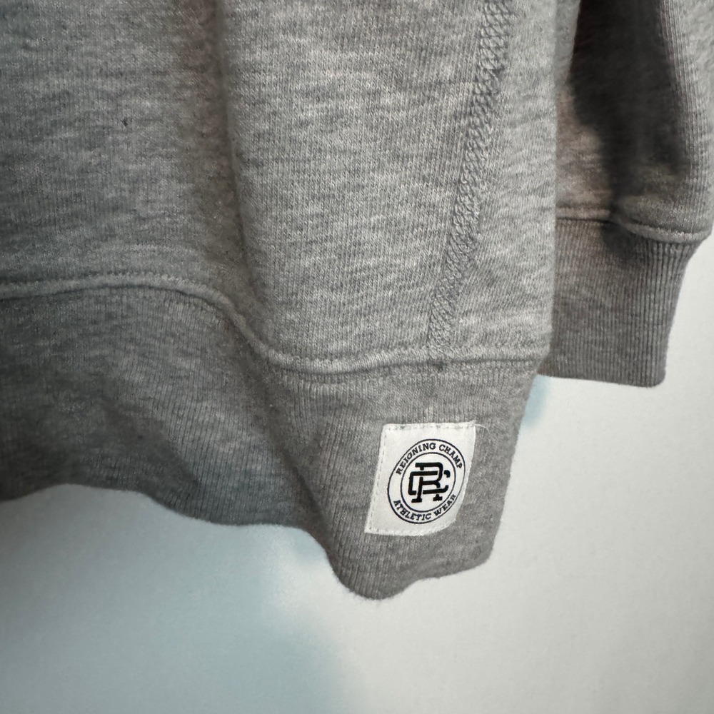 Reigning Champ Midweight Terry Hoodie Mens XL Gray Pullover Sweatshirt Canada - Picture 3 of 8